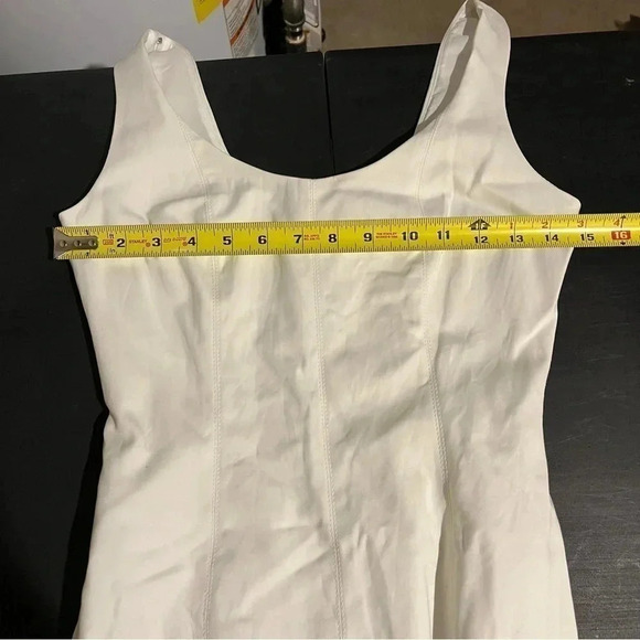 Club Monaco Bodycon Sheath Dress Size 0 Exposed Back Zipper Lined - Picture 9 of 13